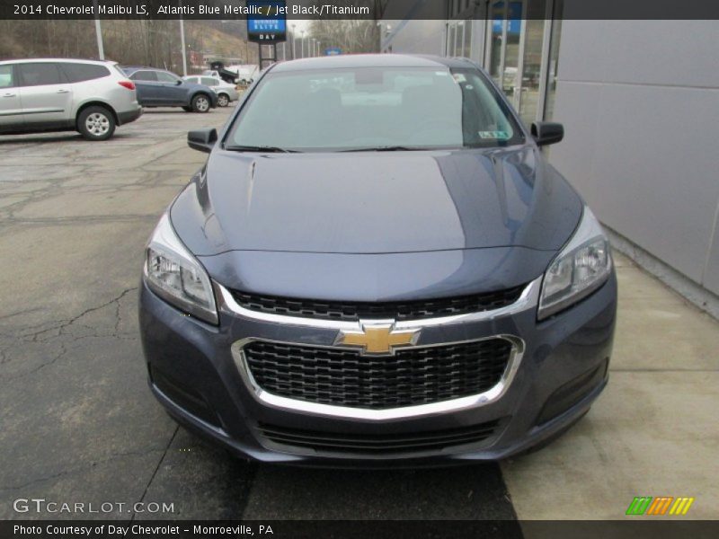 Atlantis Blue Metallic / Jet Black/Titanium 2014 Chevrolet Malibu LS