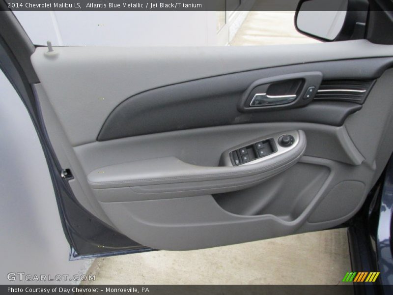Atlantis Blue Metallic / Jet Black/Titanium 2014 Chevrolet Malibu LS