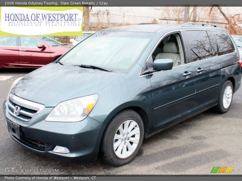 Slate Green Metallic / Gray 2006 Honda Odyssey Touring