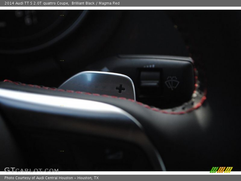 Brilliant Black / Magma Red 2014 Audi TT S 2.0T quattro Coupe
