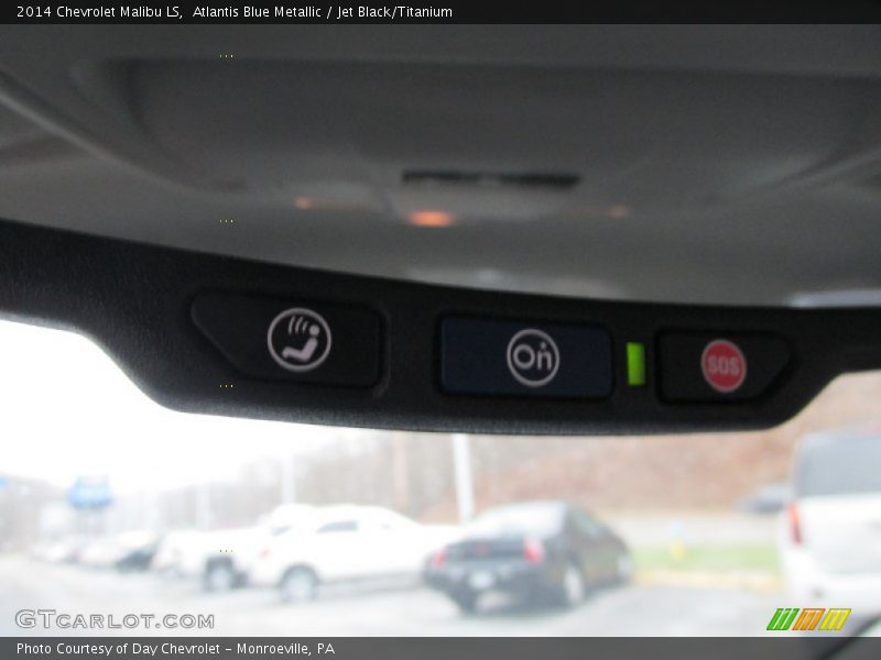 Atlantis Blue Metallic / Jet Black/Titanium 2014 Chevrolet Malibu LS