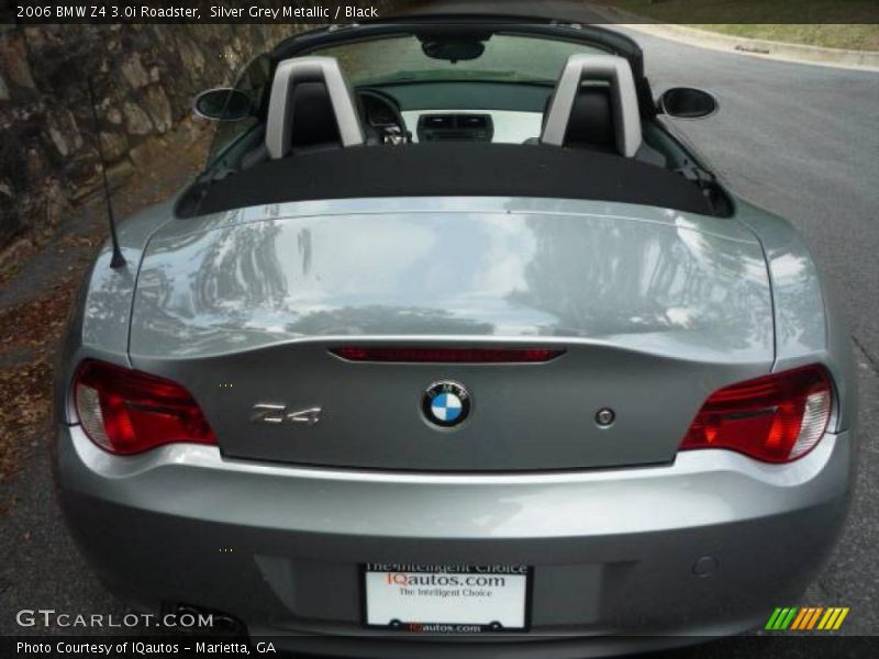 Silver Grey Metallic / Black 2006 BMW Z4 3.0i Roadster