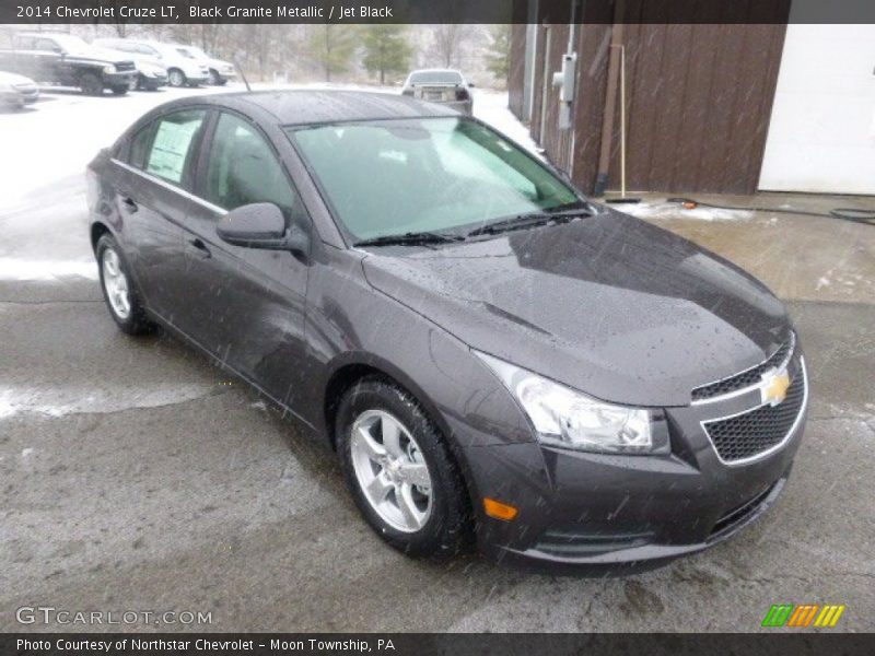 Black Granite Metallic / Jet Black 2014 Chevrolet Cruze LT