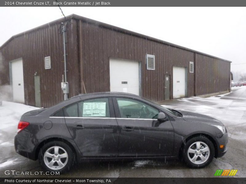 Black Granite Metallic / Jet Black 2014 Chevrolet Cruze LT