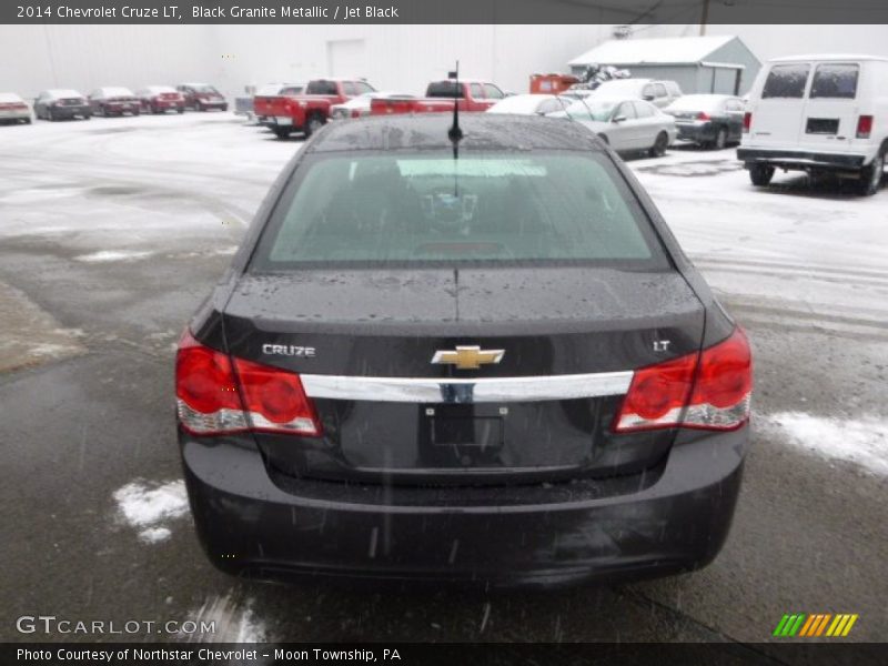 Black Granite Metallic / Jet Black 2014 Chevrolet Cruze LT