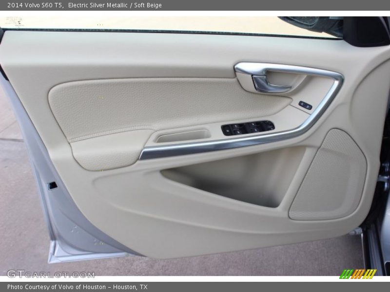 Electric Silver Metallic / Soft Beige 2014 Volvo S60 T5