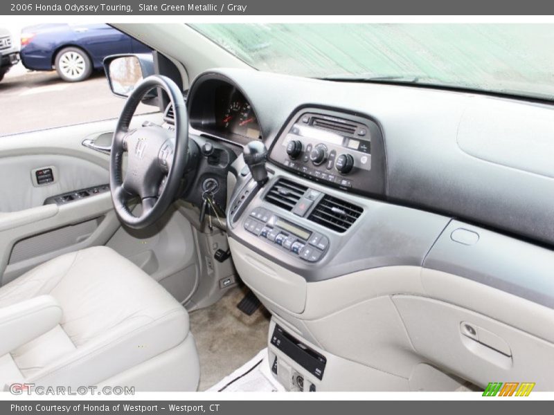 Slate Green Metallic / Gray 2006 Honda Odyssey Touring