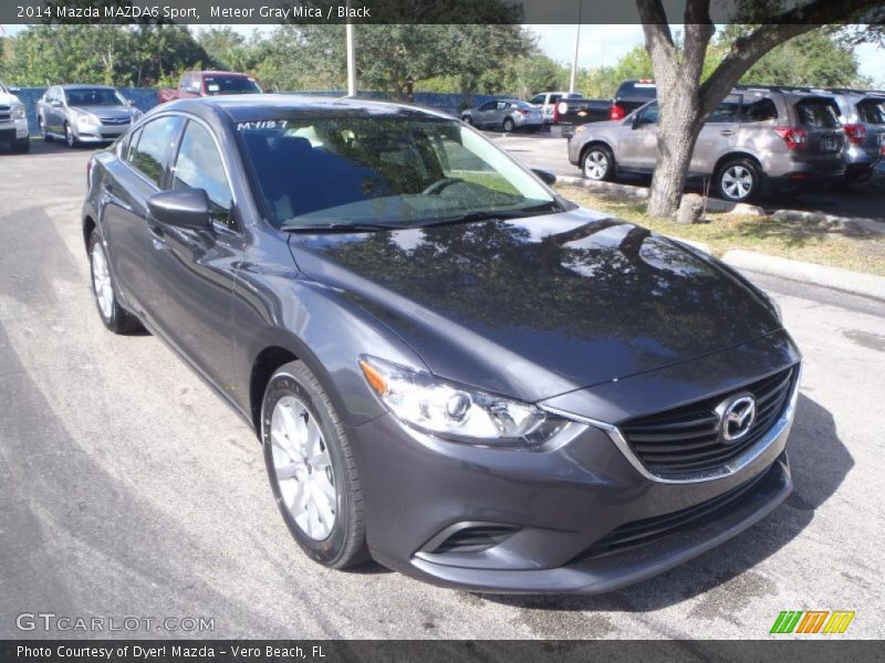 Meteor Gray Mica / Black 2014 Mazda MAZDA6 Sport