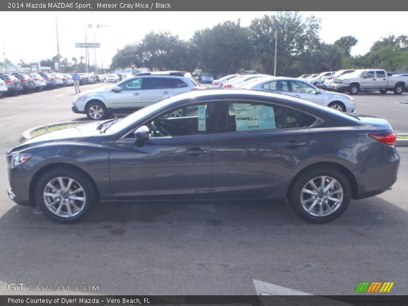 Meteor Gray Mica / Black 2014 Mazda MAZDA6 Sport