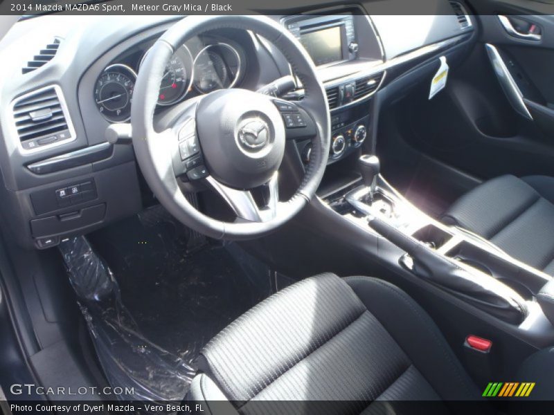 Meteor Gray Mica / Black 2014 Mazda MAZDA6 Sport