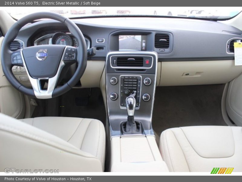 Electric Silver Metallic / Soft Beige 2014 Volvo S60 T5