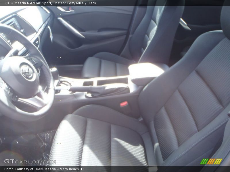 Meteor Gray Mica / Black 2014 Mazda MAZDA6 Sport