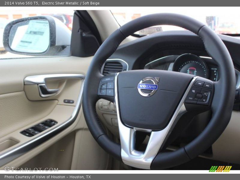 Electric Silver Metallic / Soft Beige 2014 Volvo S60 T5