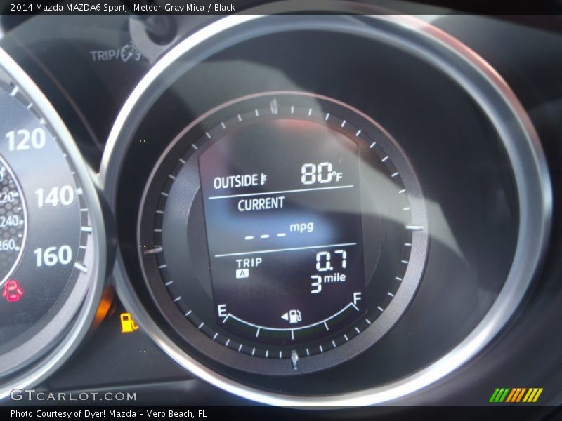 Meteor Gray Mica / Black 2014 Mazda MAZDA6 Sport