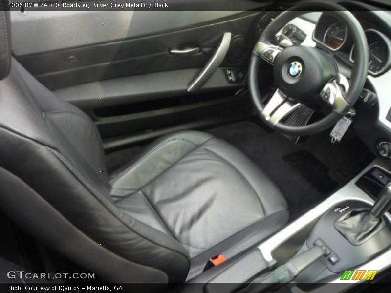 Silver Grey Metallic / Black 2006 BMW Z4 3.0i Roadster