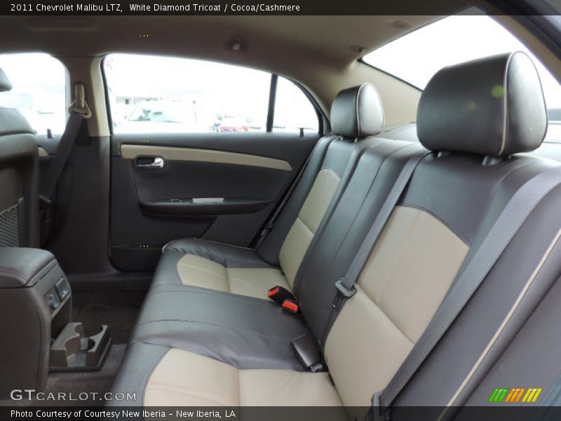 White Diamond Tricoat / Cocoa/Cashmere 2011 Chevrolet Malibu LTZ