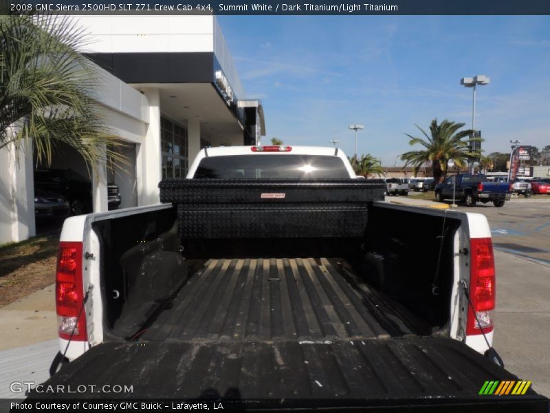 Summit White / Dark Titanium/Light Titanium 2008 GMC Sierra 2500HD SLT Z71 Crew Cab 4x4