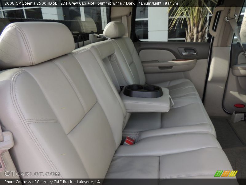 Summit White / Dark Titanium/Light Titanium 2008 GMC Sierra 2500HD SLT Z71 Crew Cab 4x4