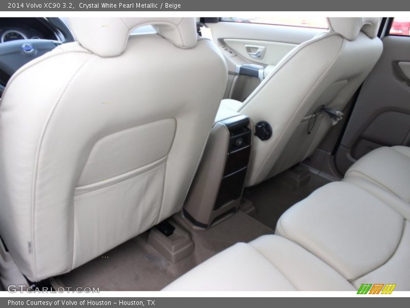 Crystal White Pearl Metallic / Beige 2014 Volvo XC90 3.2