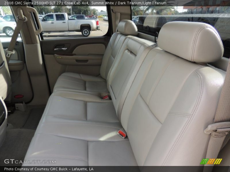 Summit White / Dark Titanium/Light Titanium 2008 GMC Sierra 2500HD SLT Z71 Crew Cab 4x4
