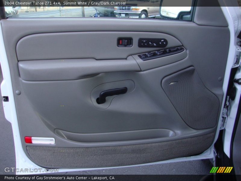 Summit White / Gray/Dark Charcoal 2004 Chevrolet Tahoe Z71 4x4