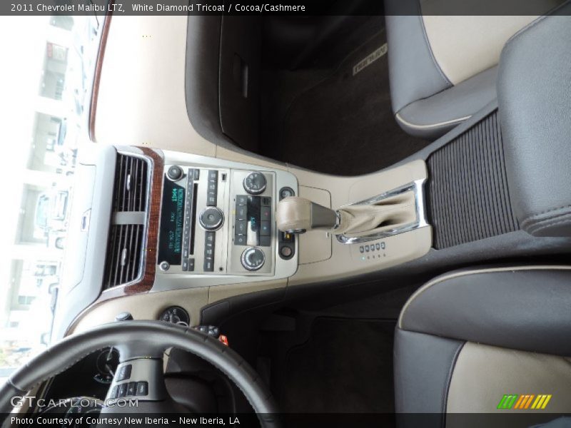 White Diamond Tricoat / Cocoa/Cashmere 2011 Chevrolet Malibu LTZ