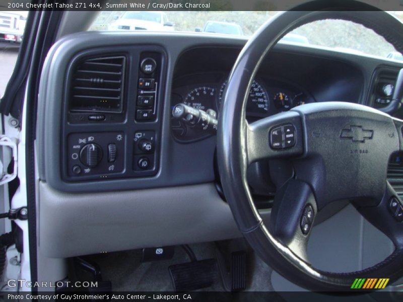Summit White / Gray/Dark Charcoal 2004 Chevrolet Tahoe Z71 4x4