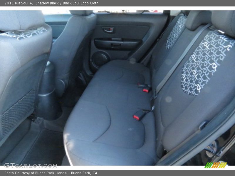 Shadow Black / Black Soul Logo Cloth 2011 Kia Soul +