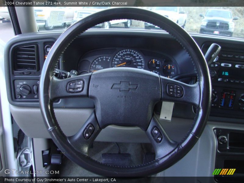 Summit White / Gray/Dark Charcoal 2004 Chevrolet Tahoe Z71 4x4