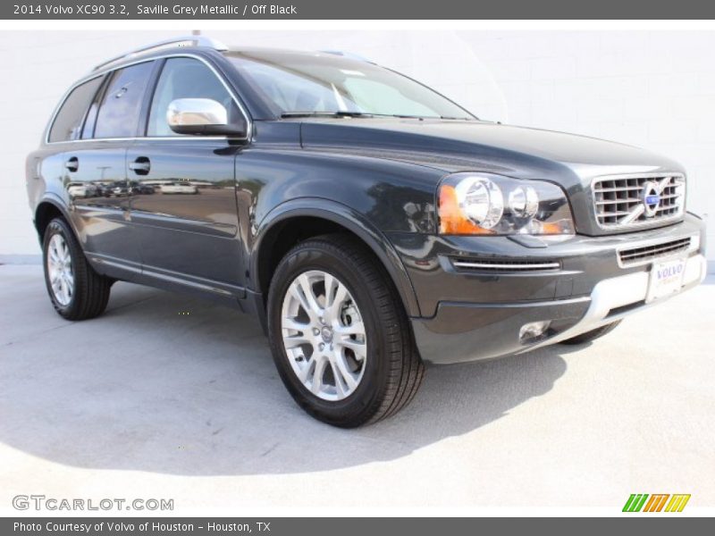 Saville Grey Metallic / Off Black 2014 Volvo XC90 3.2