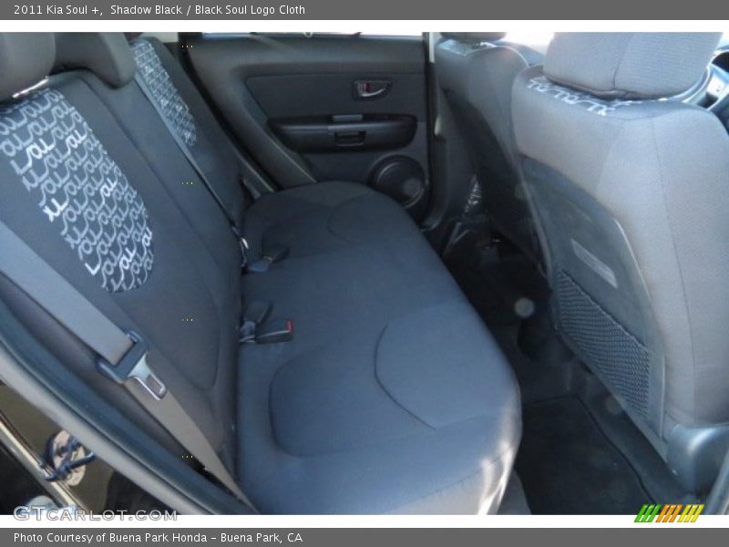 Shadow Black / Black Soul Logo Cloth 2011 Kia Soul +