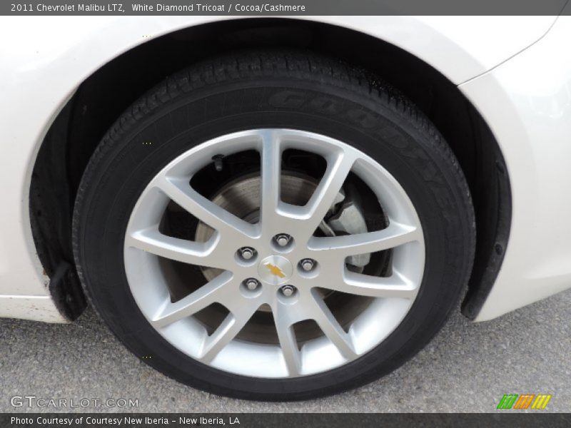 White Diamond Tricoat / Cocoa/Cashmere 2011 Chevrolet Malibu LTZ