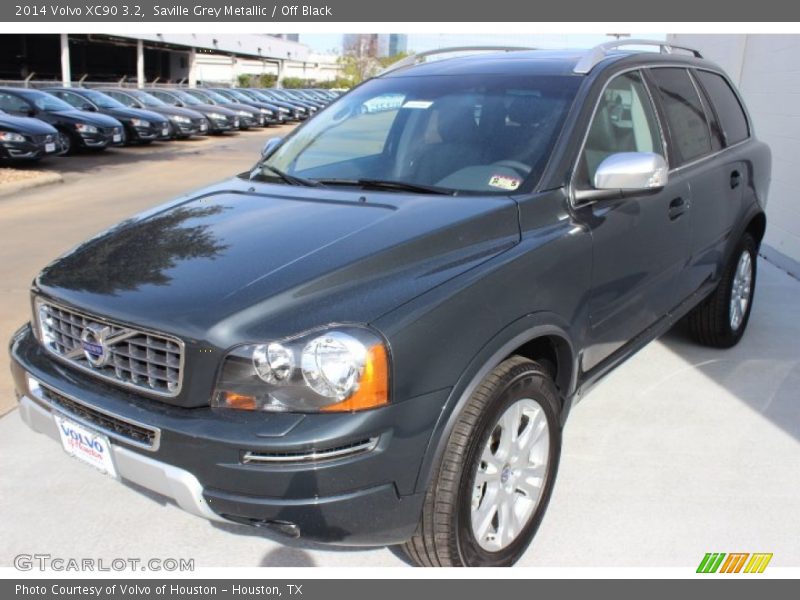 Saville Grey Metallic / Off Black 2014 Volvo XC90 3.2