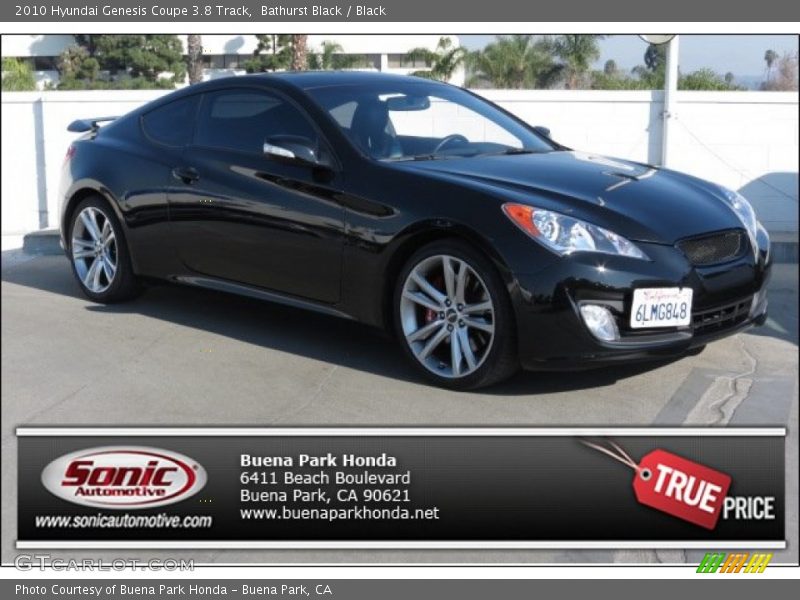 Bathurst Black / Black 2010 Hyundai Genesis Coupe 3.8 Track