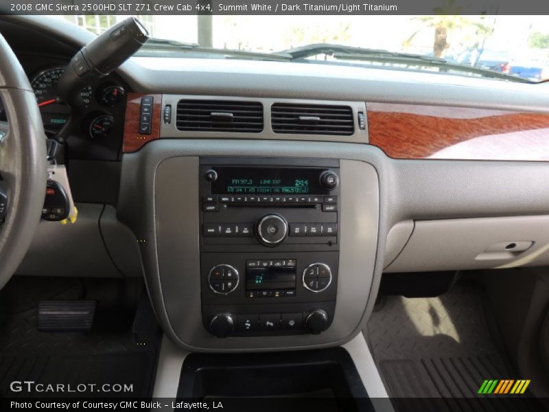 Summit White / Dark Titanium/Light Titanium 2008 GMC Sierra 2500HD SLT Z71 Crew Cab 4x4