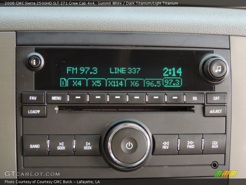 Summit White / Dark Titanium/Light Titanium 2008 GMC Sierra 2500HD SLT Z71 Crew Cab 4x4