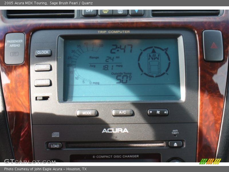 Sage Brush Pearl / Quartz 2005 Acura MDX Touring