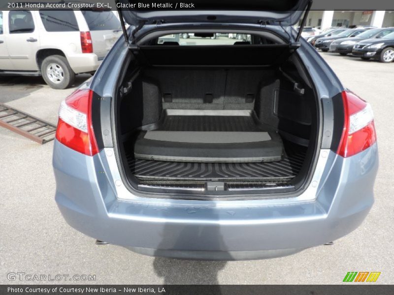 Glacier Blue Metallic / Black 2011 Honda Accord Crosstour EX-L
