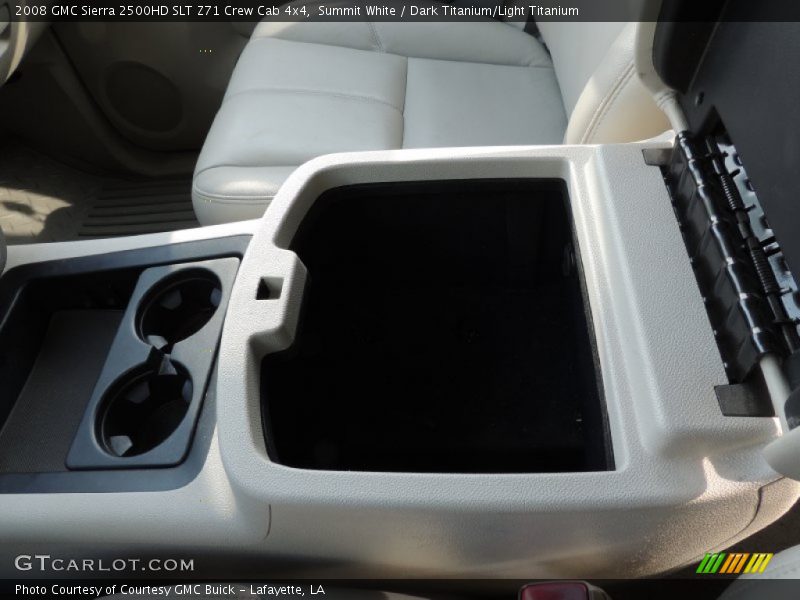 Summit White / Dark Titanium/Light Titanium 2008 GMC Sierra 2500HD SLT Z71 Crew Cab 4x4
