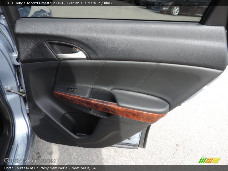 Glacier Blue Metallic / Black 2011 Honda Accord Crosstour EX-L