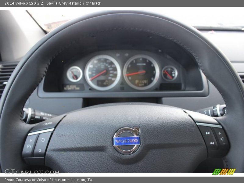 Saville Grey Metallic / Off Black 2014 Volvo XC90 3.2