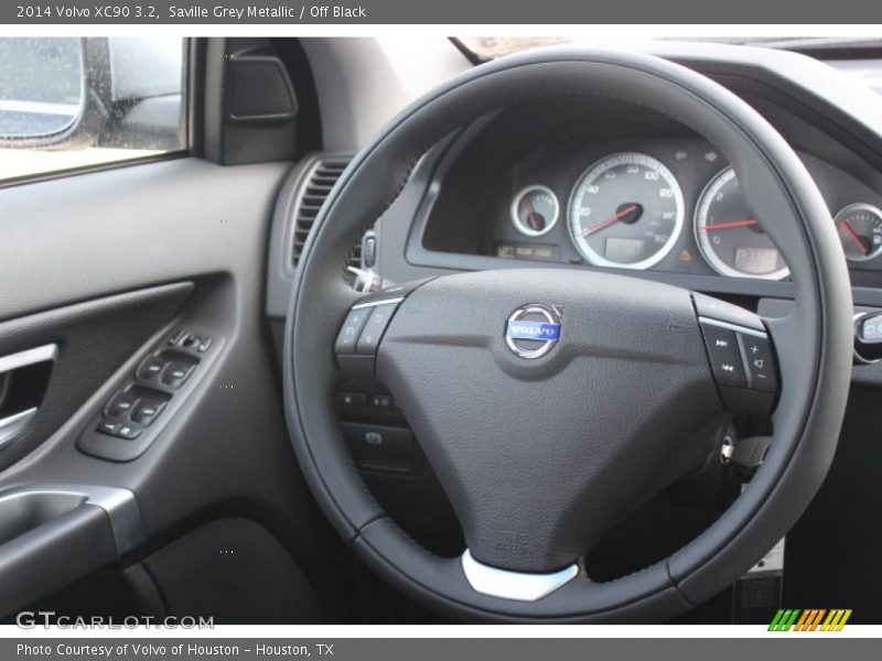 Saville Grey Metallic / Off Black 2014 Volvo XC90 3.2