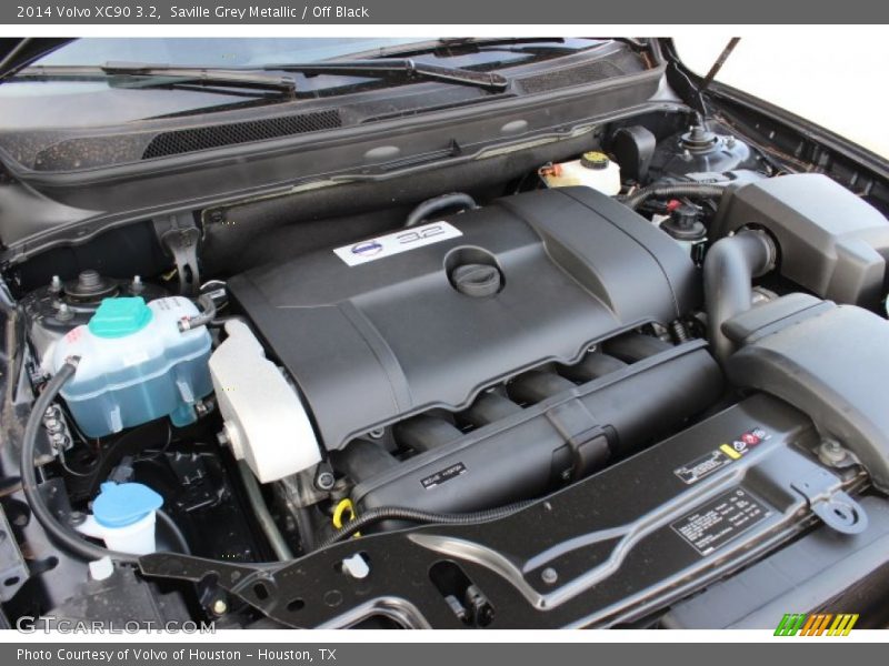 Saville Grey Metallic / Off Black 2014 Volvo XC90 3.2