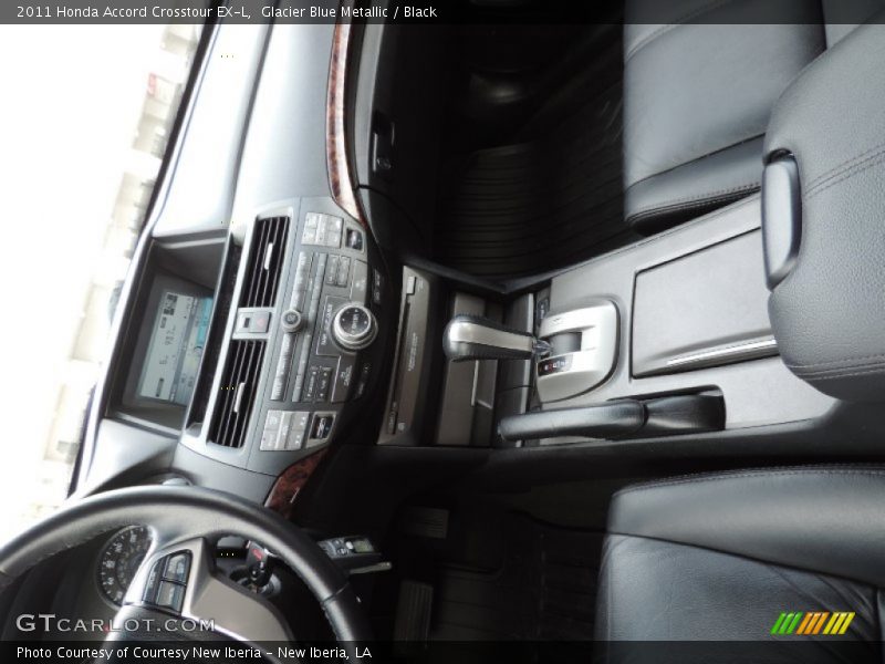 Glacier Blue Metallic / Black 2011 Honda Accord Crosstour EX-L