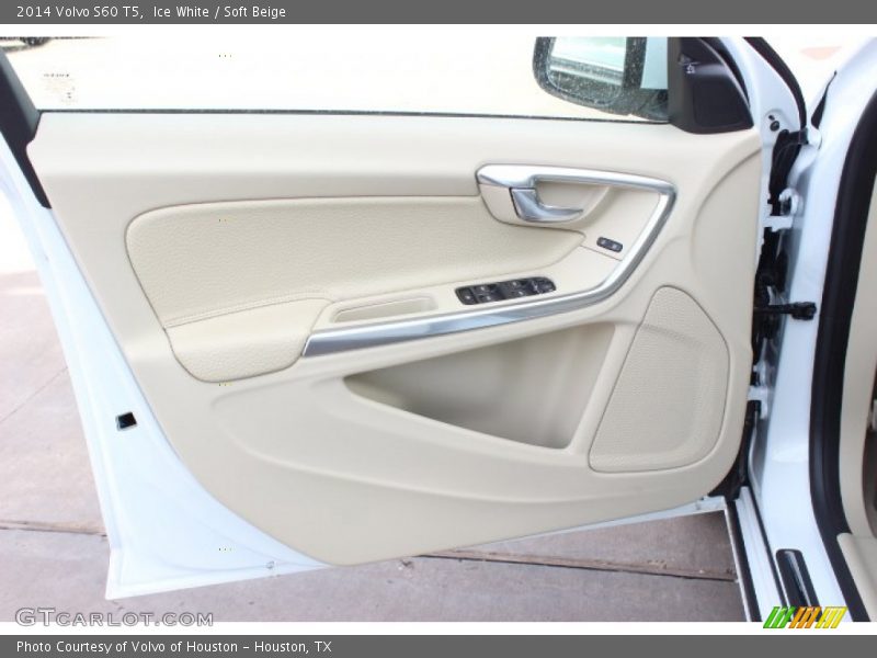 Ice White / Soft Beige 2014 Volvo S60 T5