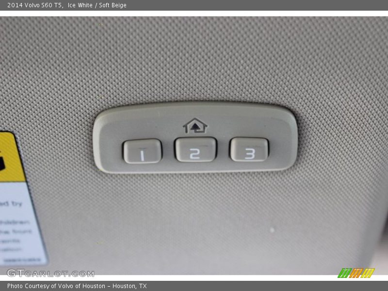 Ice White / Soft Beige 2014 Volvo S60 T5
