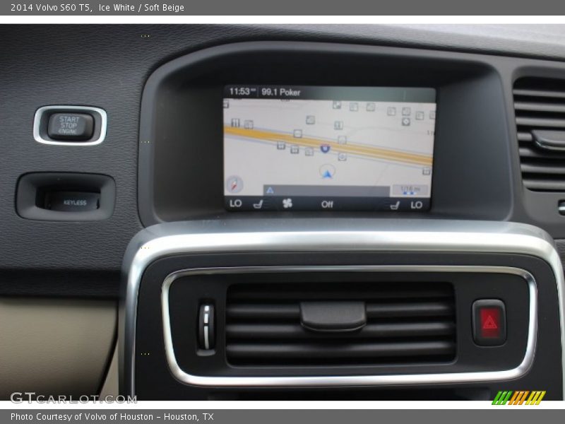 Ice White / Soft Beige 2014 Volvo S60 T5