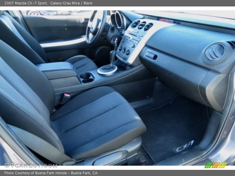Galaxy Gray Mica / Black 2007 Mazda CX-7 Sport