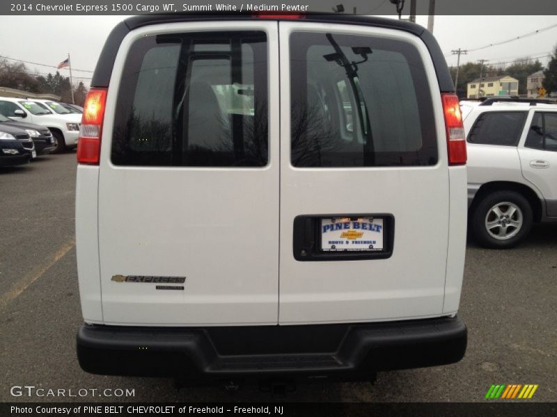 Summit White / Medium Pewter 2014 Chevrolet Express 1500 Cargo WT