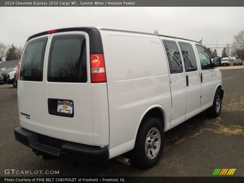 Summit White / Medium Pewter 2014 Chevrolet Express 1500 Cargo WT